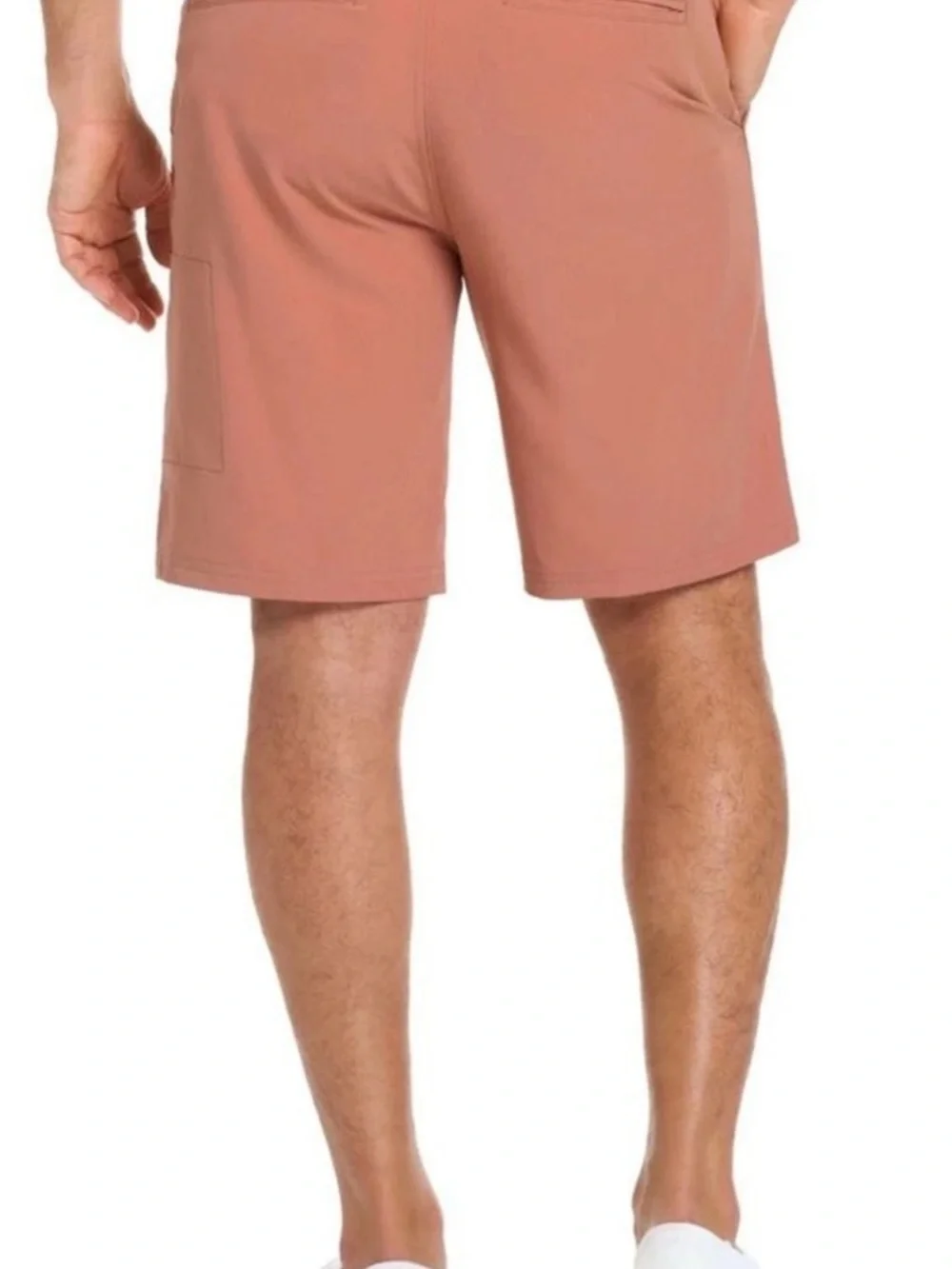 Hurley Men's Stretch Cargo Shorts in Dusty Salmon Hybrid 30